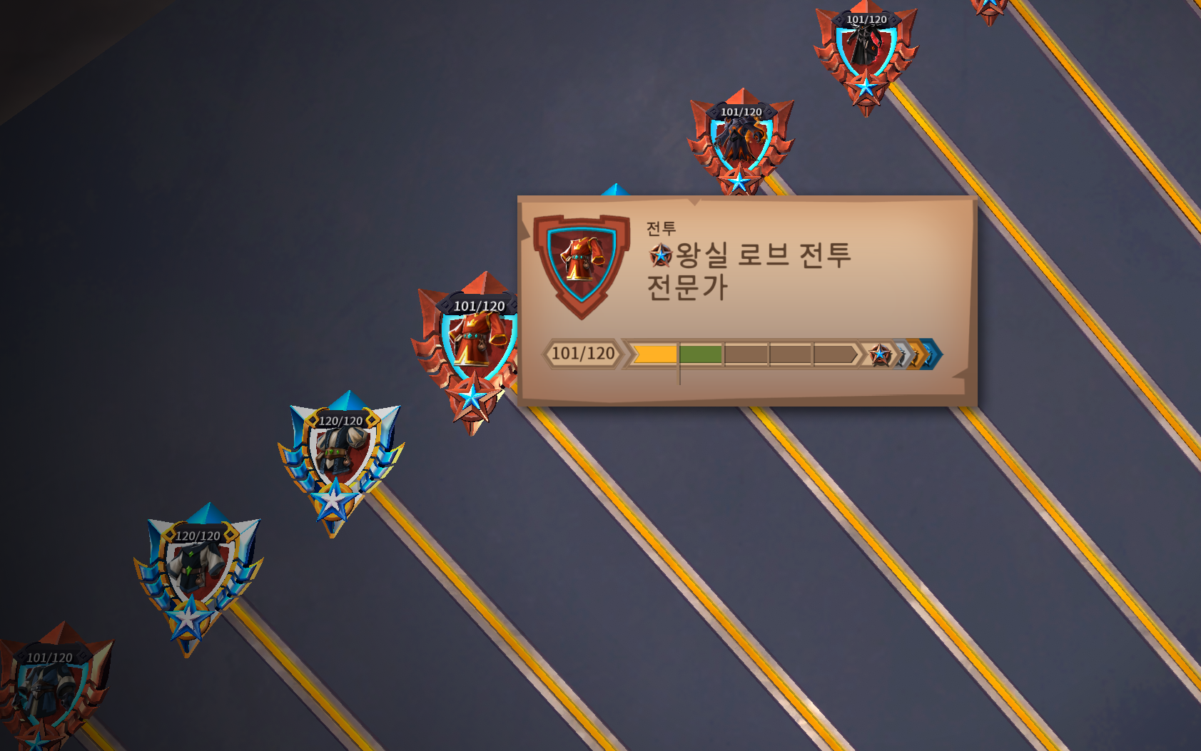 데스티니 보드 숙련도 노드