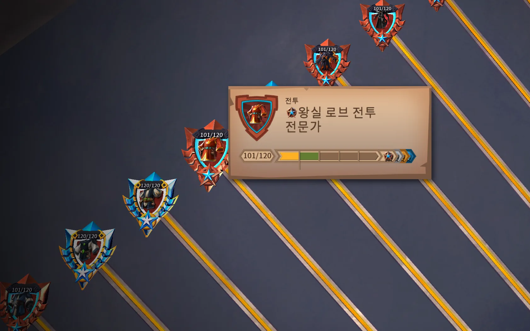 데스티니 보드 숙련도 노드